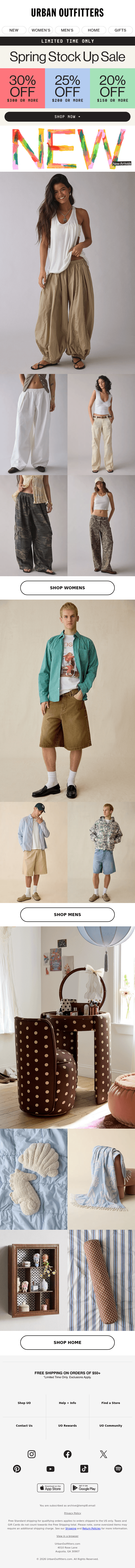 New arrivals are here! (+ Up to 30% OFF)